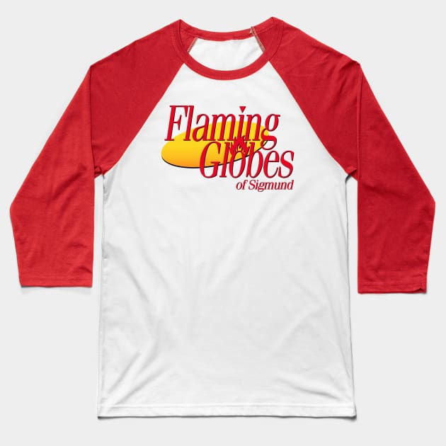 Coming Soon:  Flaming Globes Baseball T-Shirt by ModernPop